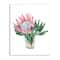 Stupell Industries Blushing Protea Flower Glass Watercolor Flower Still Life Wall Plaque